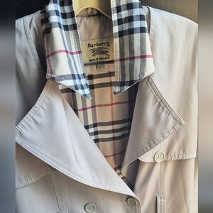 Burberry Trench Coat ...Authentic Nova Check.....Asking.....$250.00